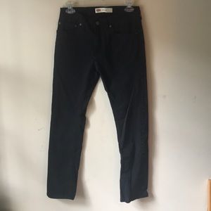 Black Levi slim cut jeans